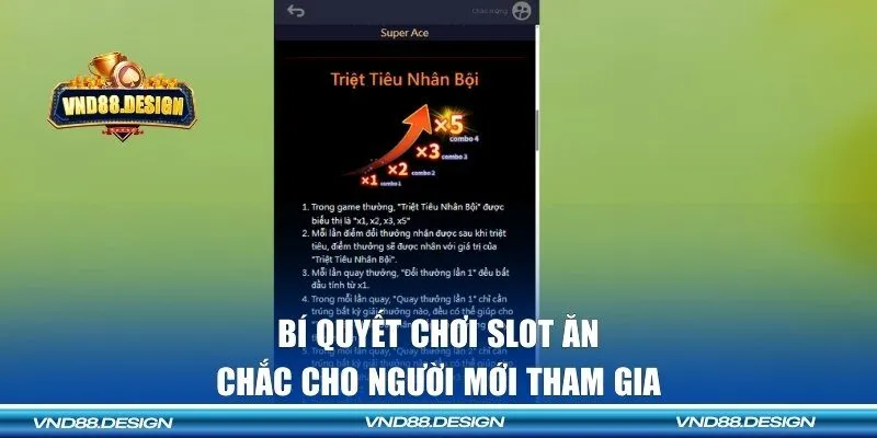 Bí quyết chơi slot ăn chắc cho người mới tham gia 